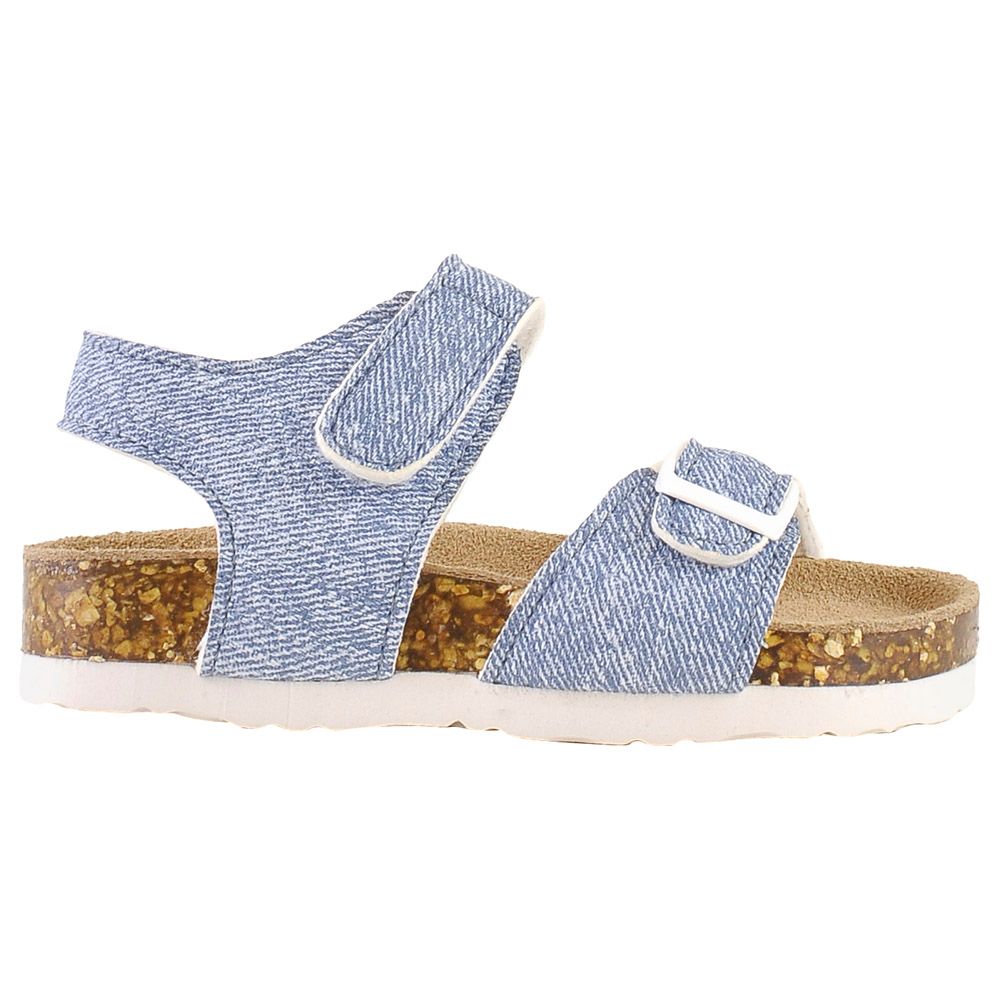 Colors of California - Denim Look Baby Sandal - Jeans