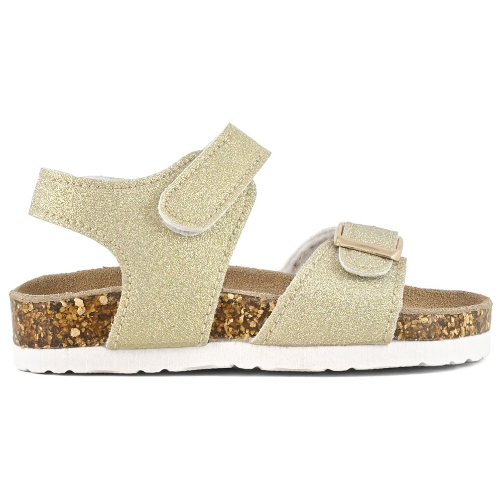 Colors of California - Microglitter Bio Sandal - Gold