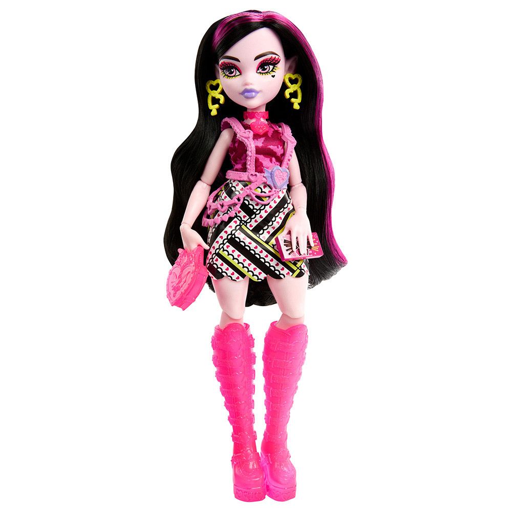 Monster High - Neon Frights Series Doll And Fashion Set - Draculaura