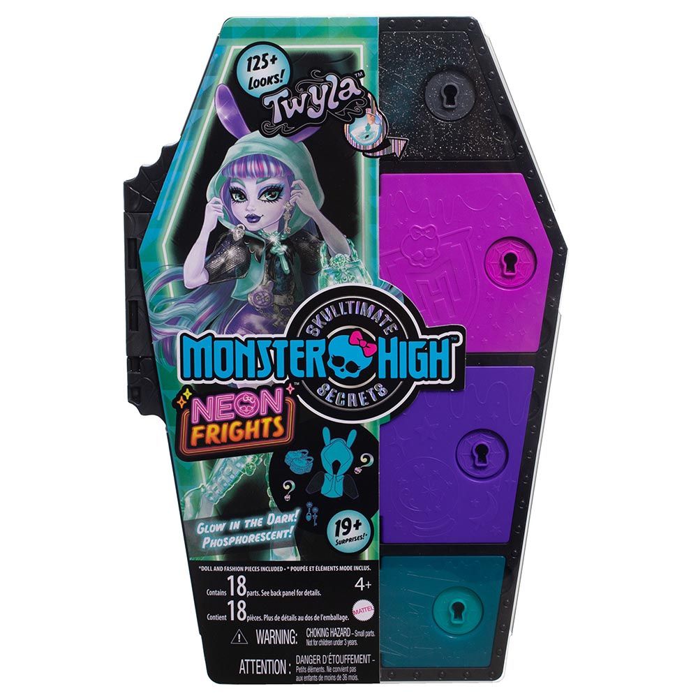 Monster High - Neon Frights Series Doll And Fashion Set - Twyla