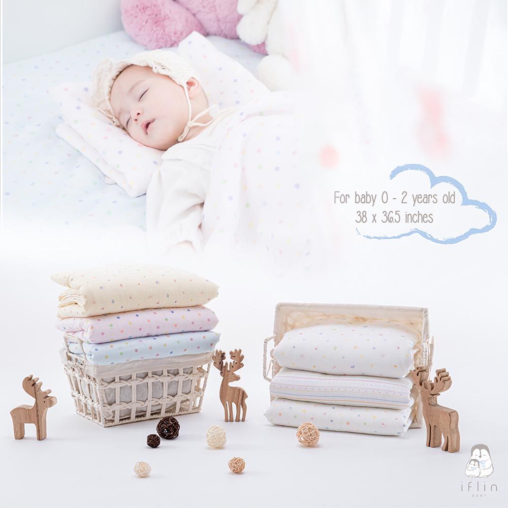 Iflin Baby - My Cozy Bamboo Blanket - Playful Pink