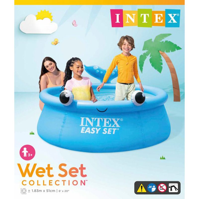 Intex - Jolly Whale Easy Set Pool - Blue