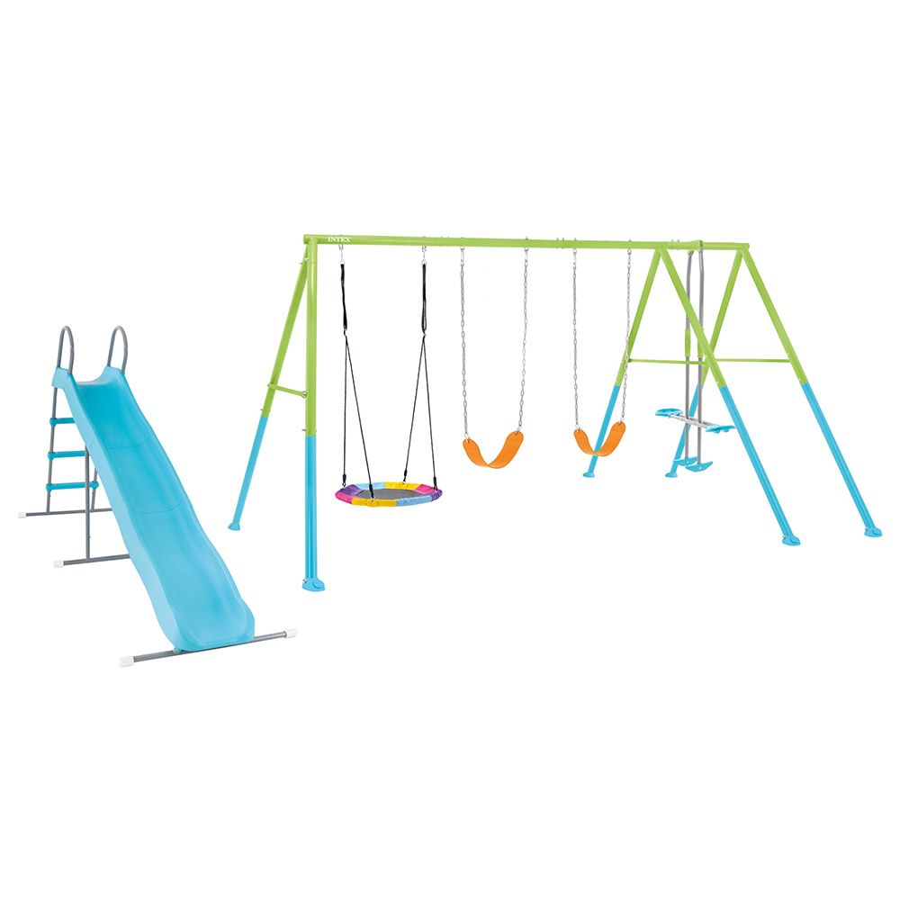 Intex - 5 Feature Swing Set With Slide