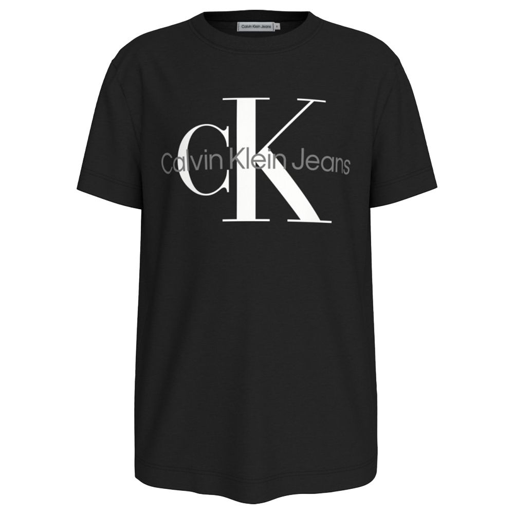 Calvin Klein - Ck Monogram Short Sleeves T-Shirt - Black