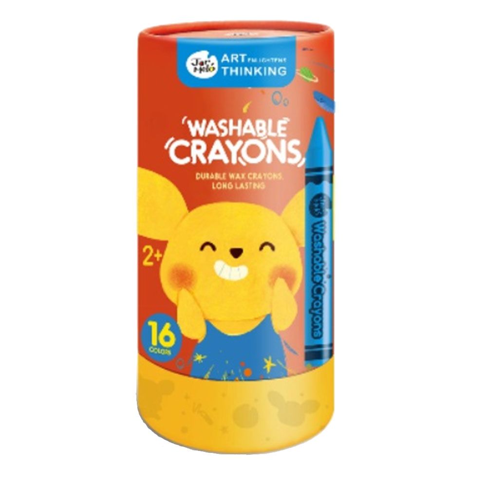 Jar Melo - Washable Crayons - 16 Pcs