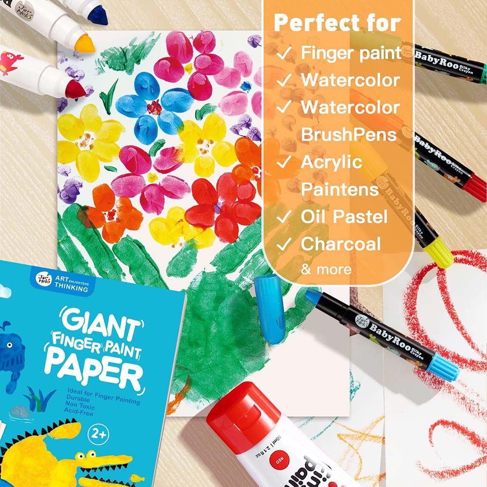 Jar Melo - Giant Finger Paint Paper - 30 Pages