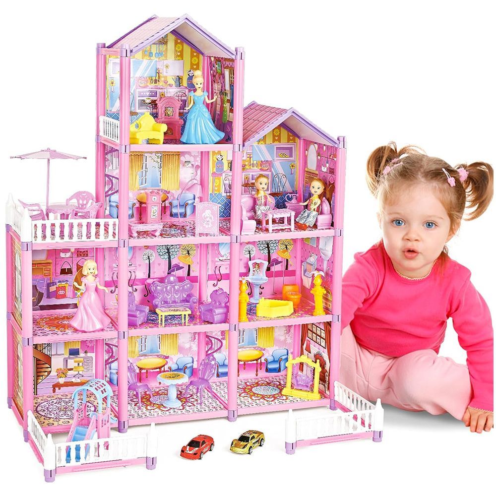 Little Learners - Magic Villa Dollhouse - 194 Pcs