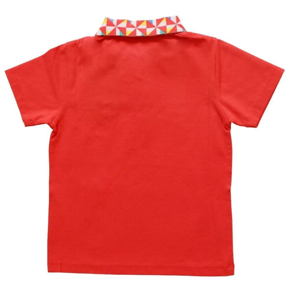 Ola Otter - Polo T-Shirt - Pinwheel Parade