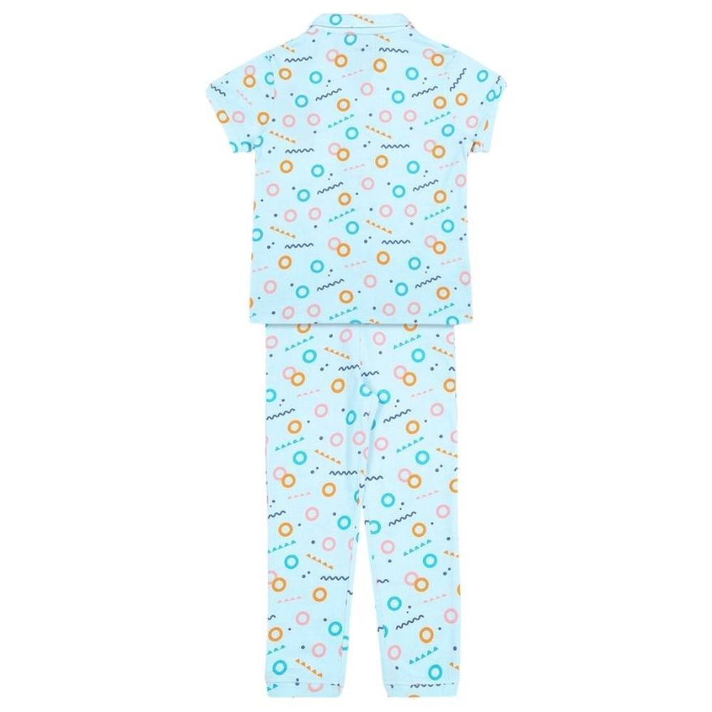 Ola Otter - 2pc-Set - Kids Short Sleeve Nightsuit - Free Float