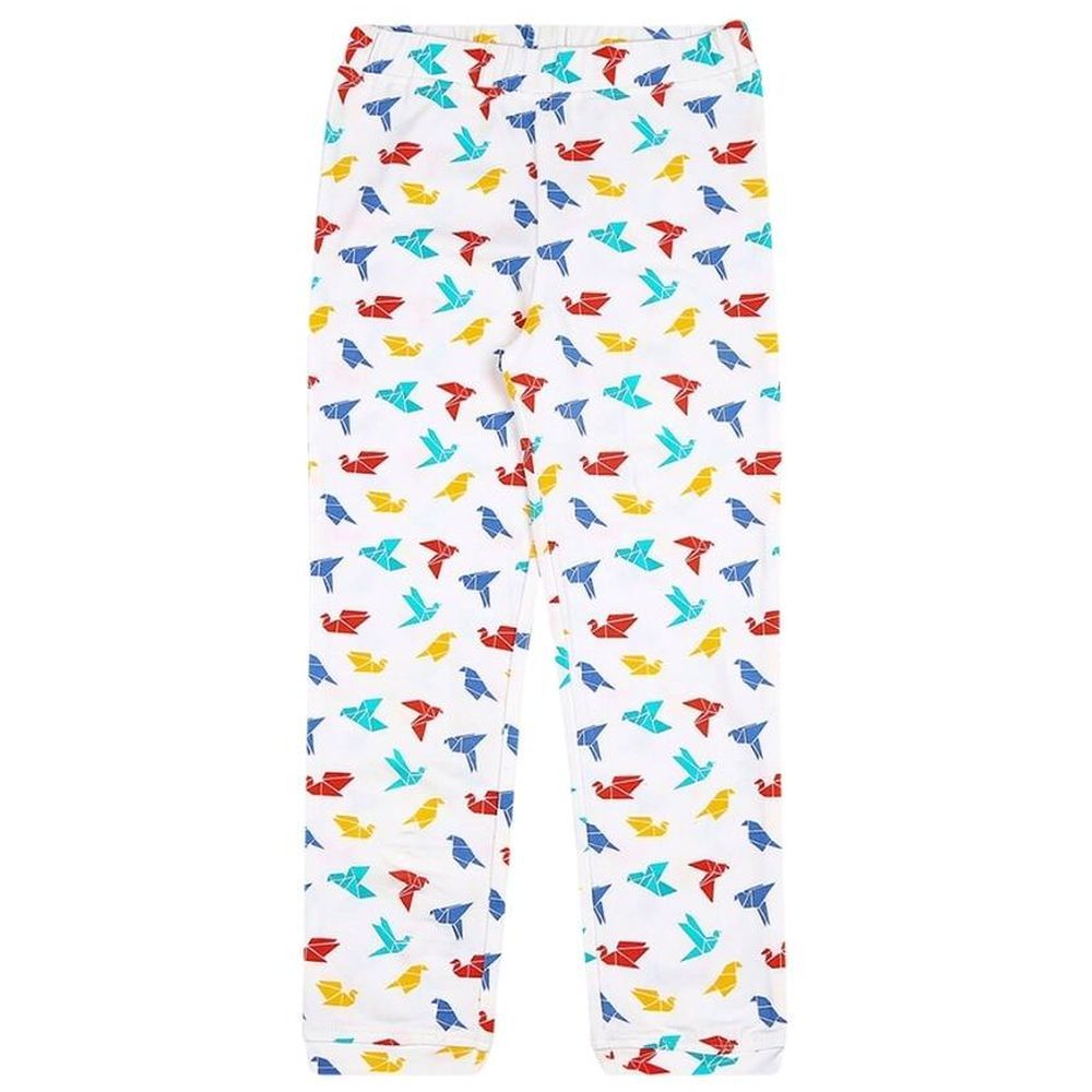 Ola Otter - 2pc-Set - Short Sleeve Nightsuit - Gummy Birds