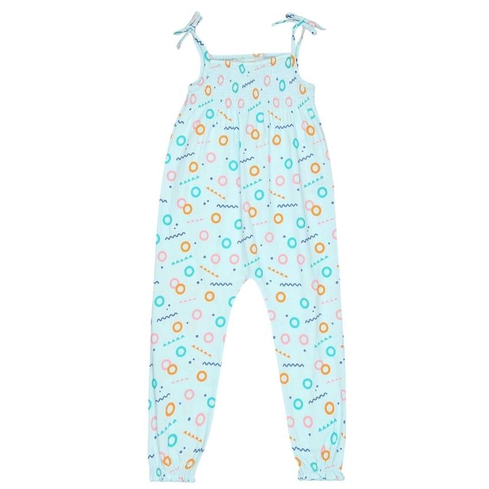 Ola Otter - Smocked Jumpsuit - Free Float