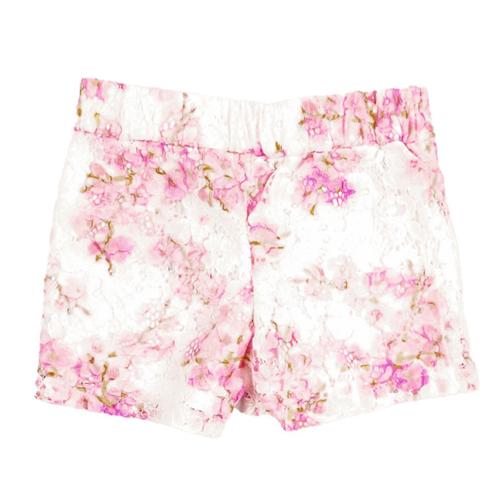 Guess - Girl's Floral Printed Shorts - Cherry Blossom