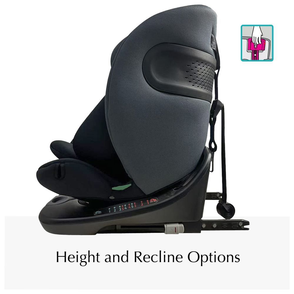 Bumble & Bird - All In One Isofix Car Seat - Black