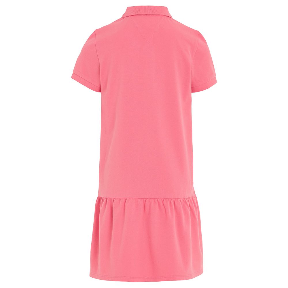 Tommy Hilfiger - Essential Dropped Waist Polo Dress - Pink