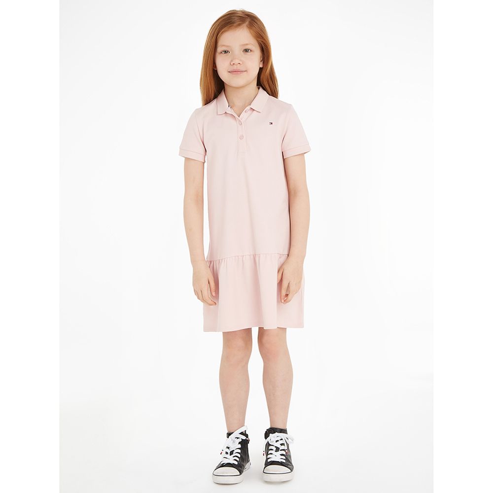 Tommy Hilfiger - Essential Short Sleeve Polo Dress - Pink