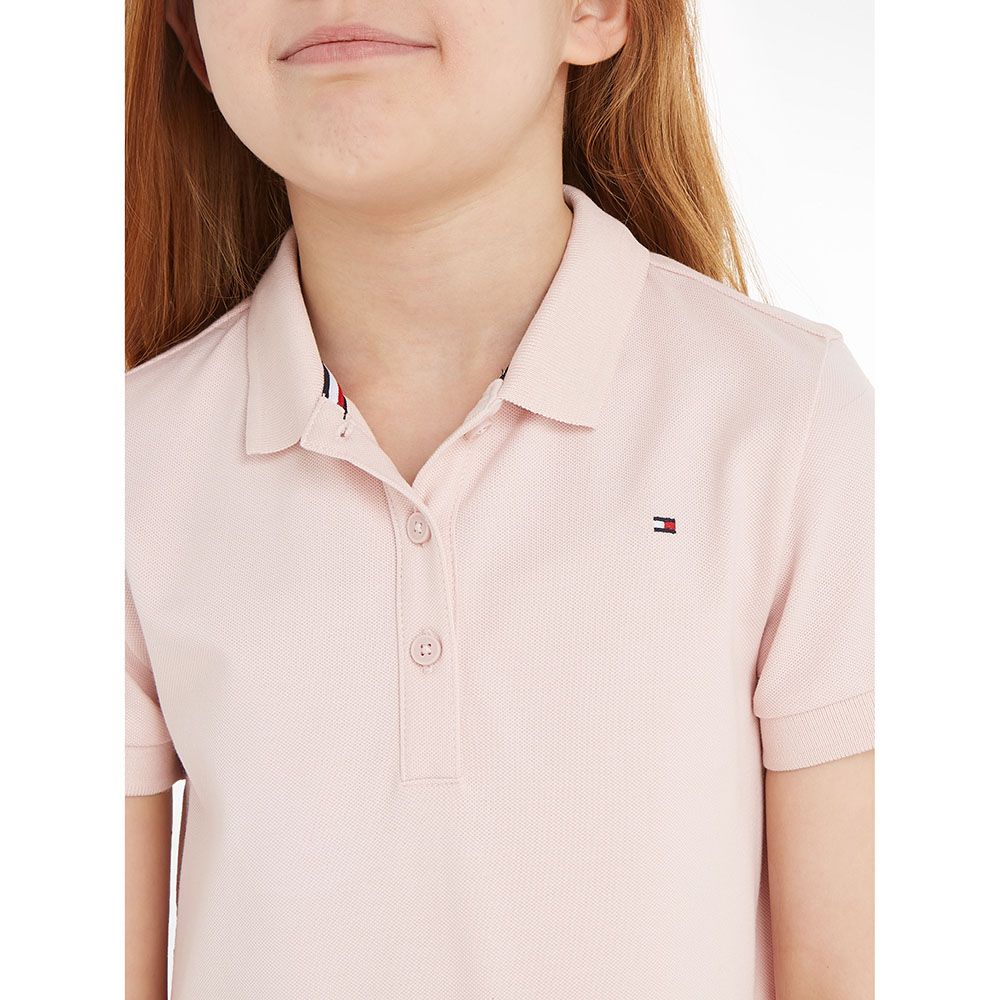 Tommy Hilfiger - Essential Short Sleeve Polo Dress - Pink