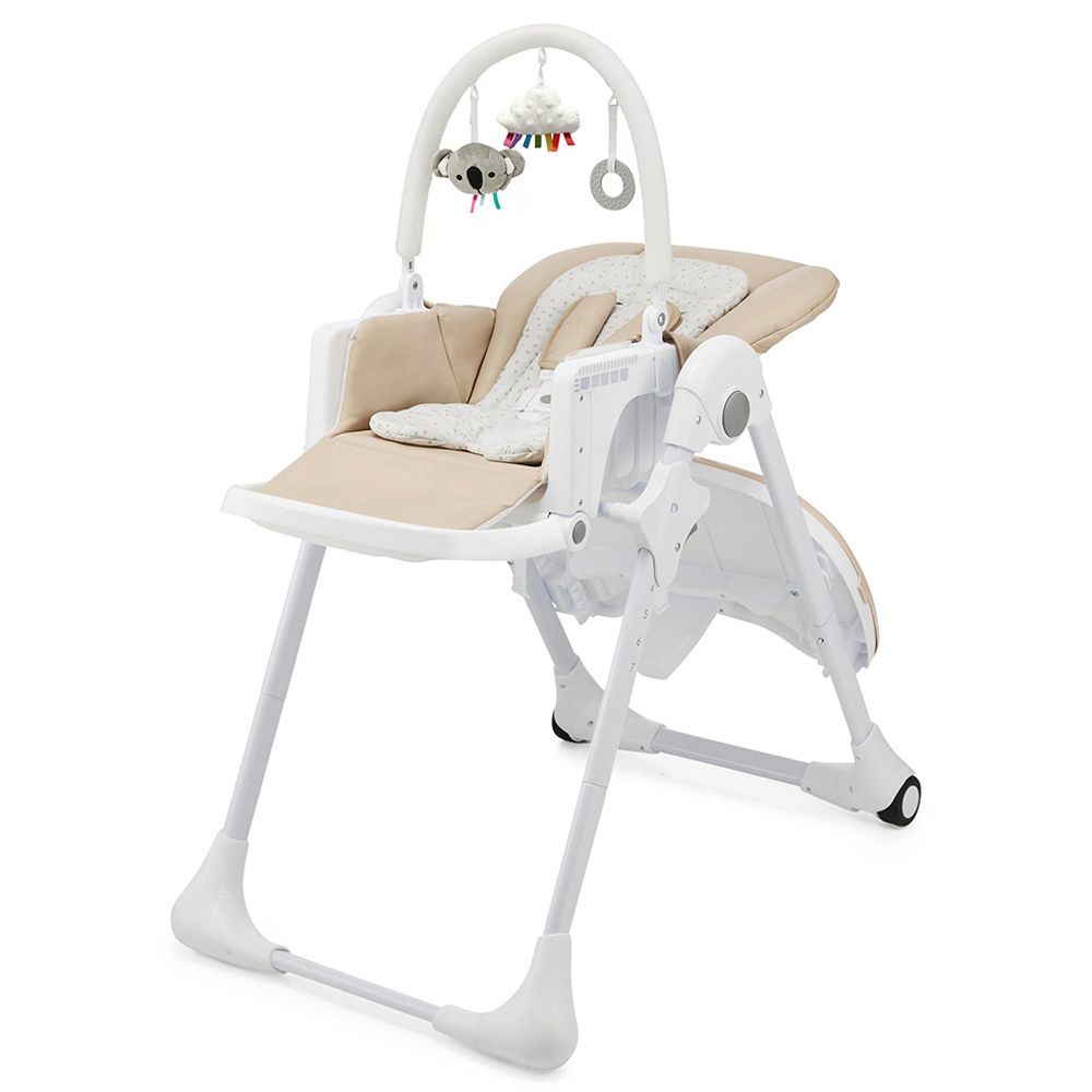 Kinderkraft - 2-in-1 Tummie High Chair - Beige