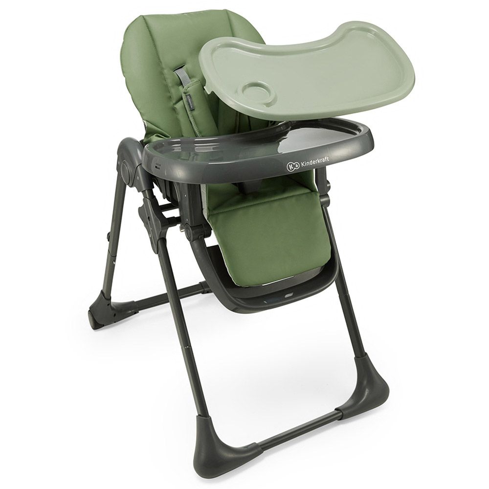 Kinderkraft - 2-in-1 Tummie High Chair - Green