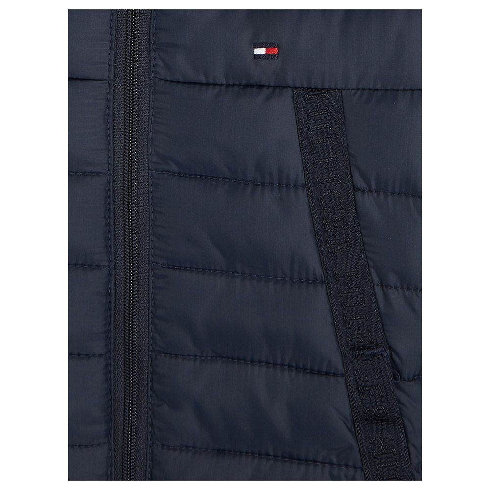 Tommy Hilfiger - Baby Monotype Tape Puffer Jacket - Blue