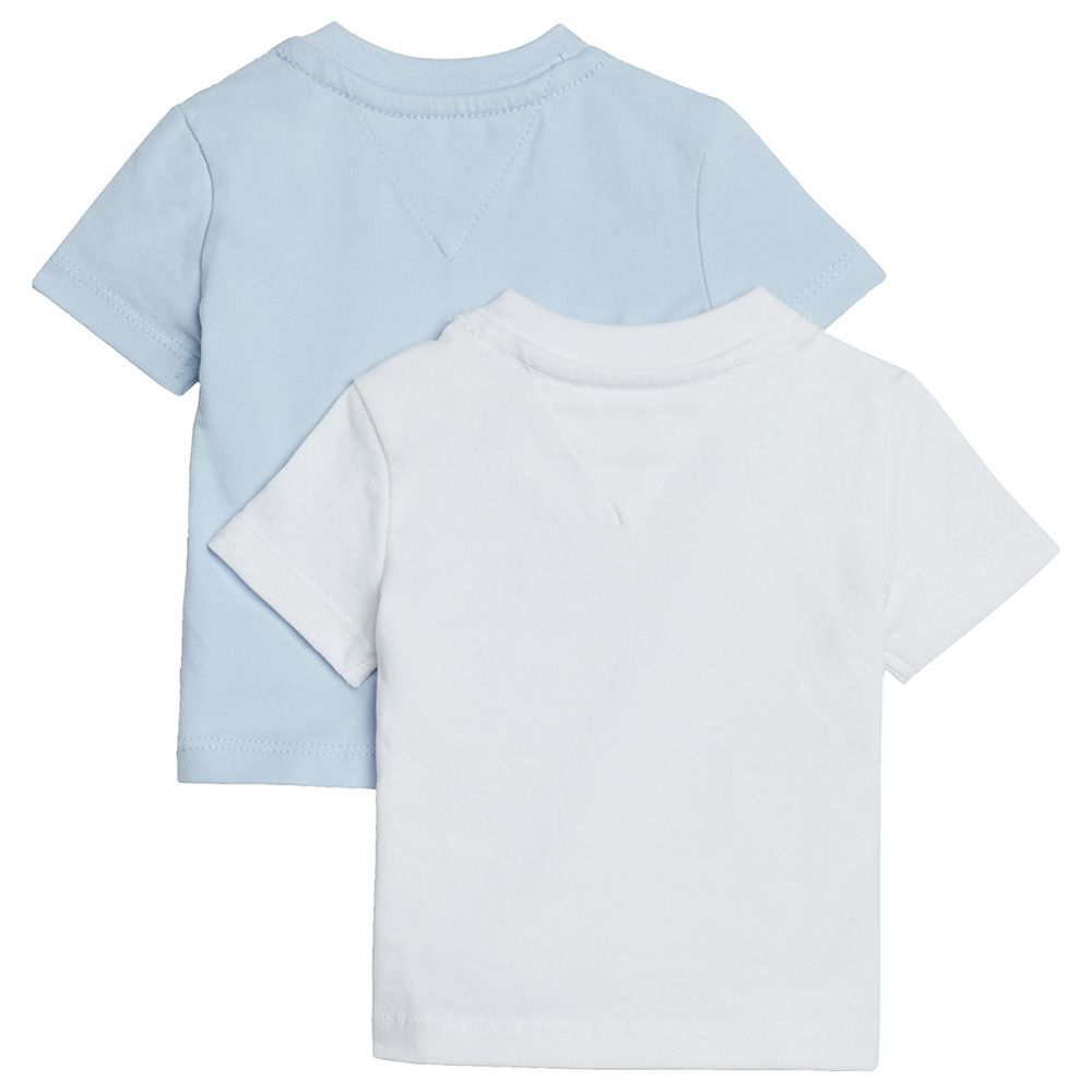 Tommy Hilfiger - 2pc-Set - Baby Flag Character Tee - Blue