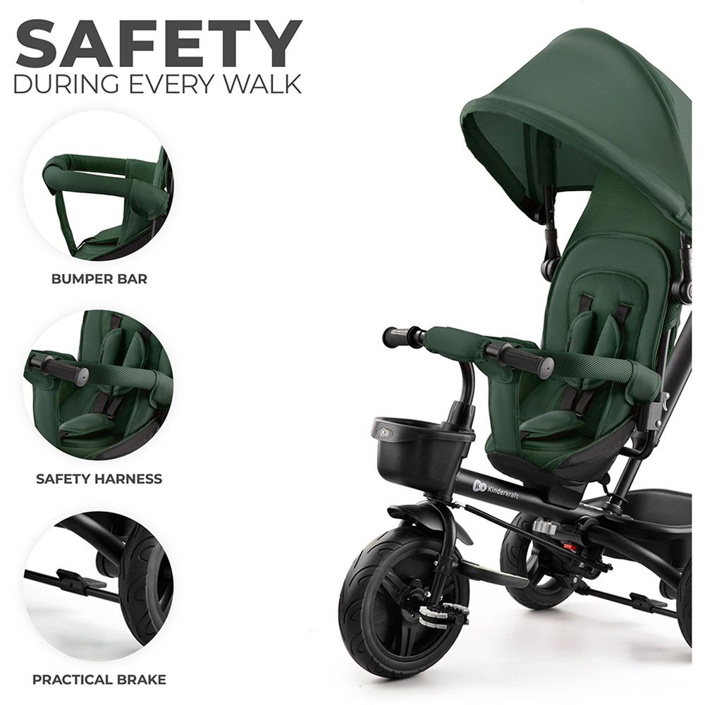 Kinderkraft - Aveo Tricycle - Mystic Green