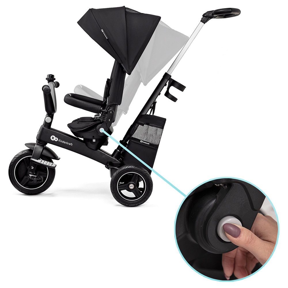 Kinderkraft - Easytwist Tricycle - Black