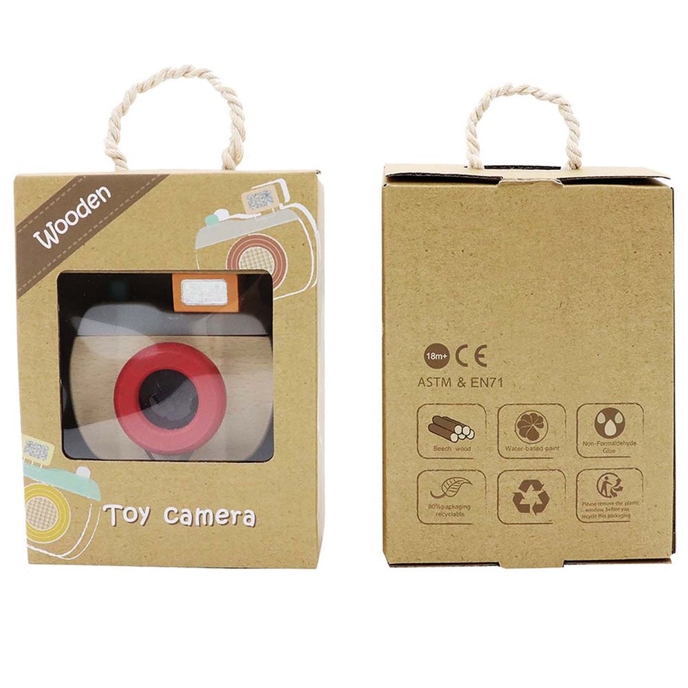 Andreu Toys - Wooden Toy Camera 1pc - Color May Vary