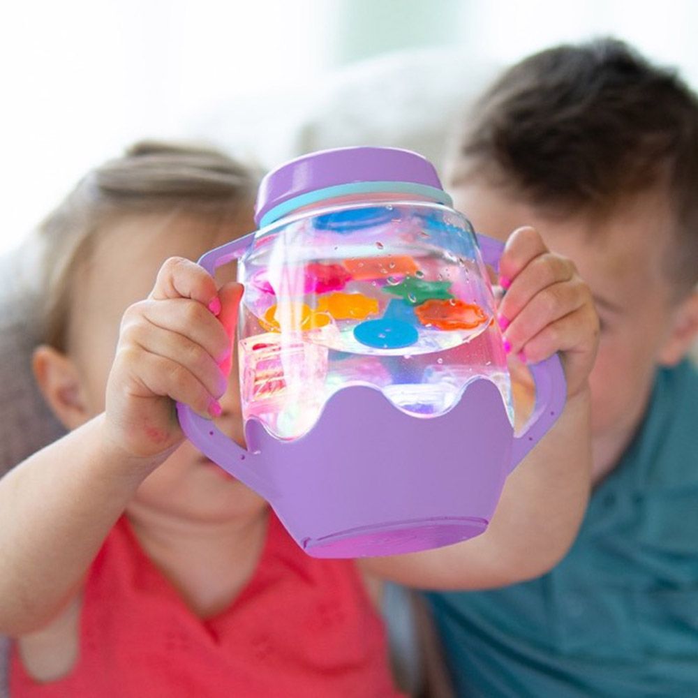 Glo Pals - Water Activated Play Jar Toy / Bath Toys - Purple