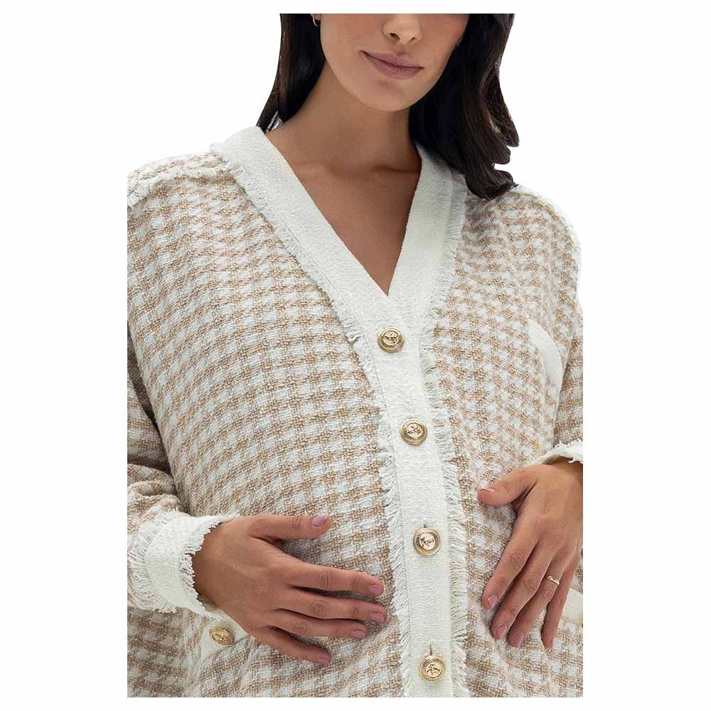 Bump'in Maternity - Tessa Tweed Cardigan