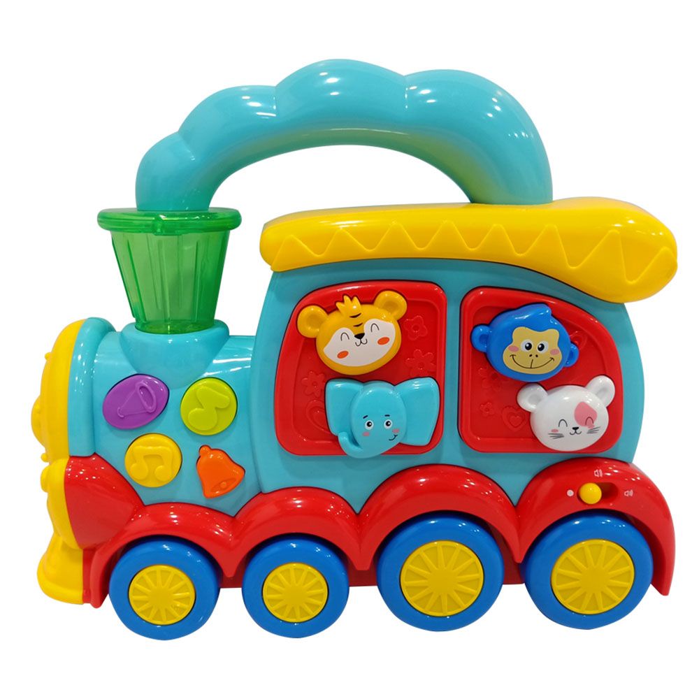 HapeeCapee - Baby Animal Train Toy