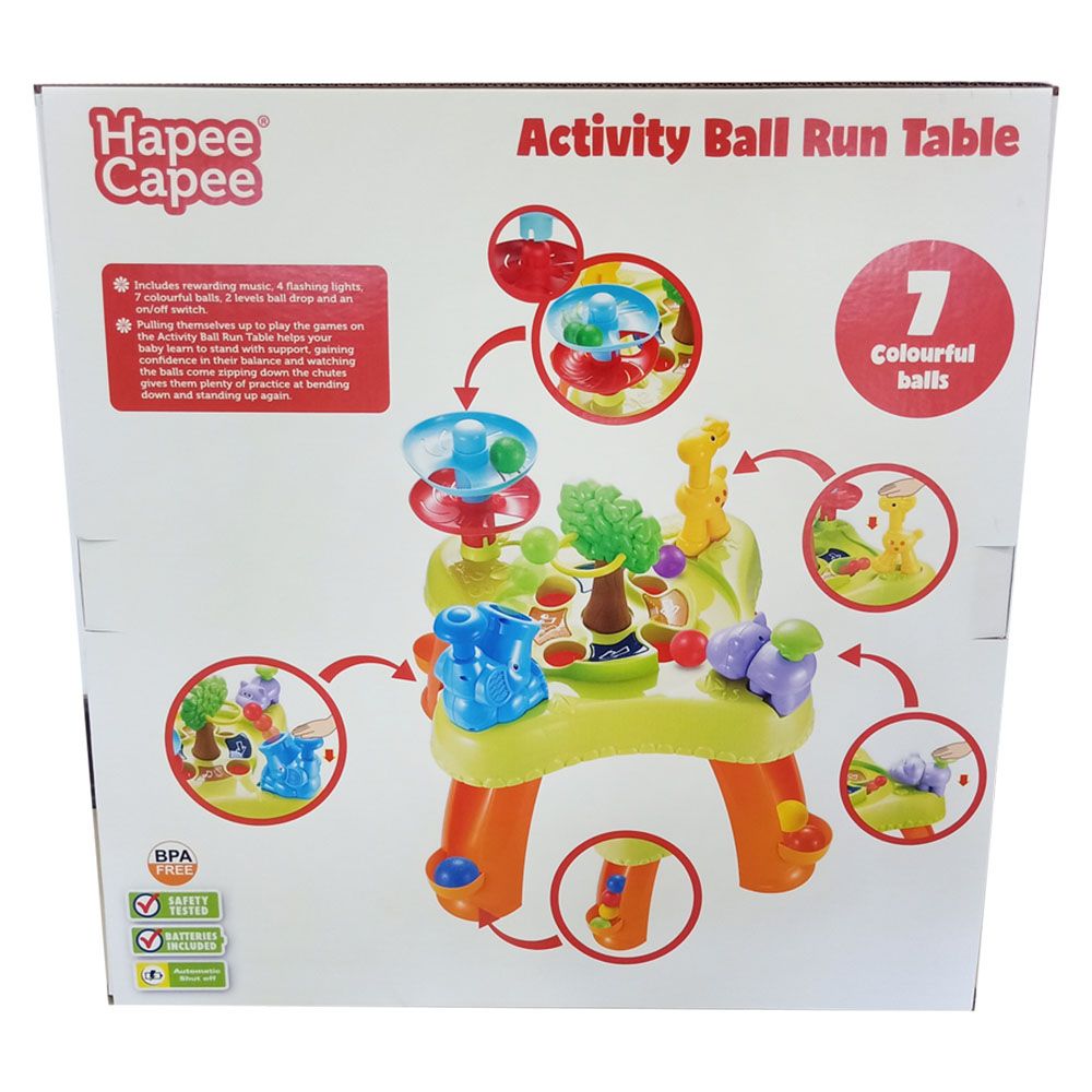 HapeeCapee - Activity Ball Run Table