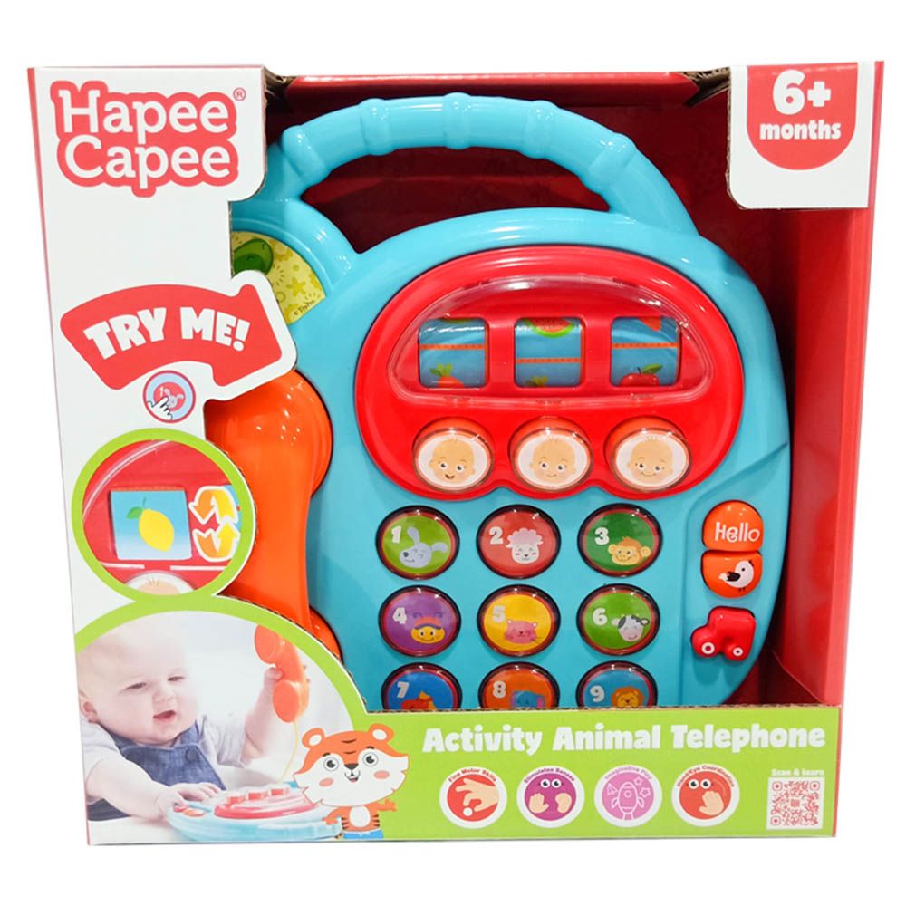 HapeeCapee - Activity Animal Telephone - 16 Sounds