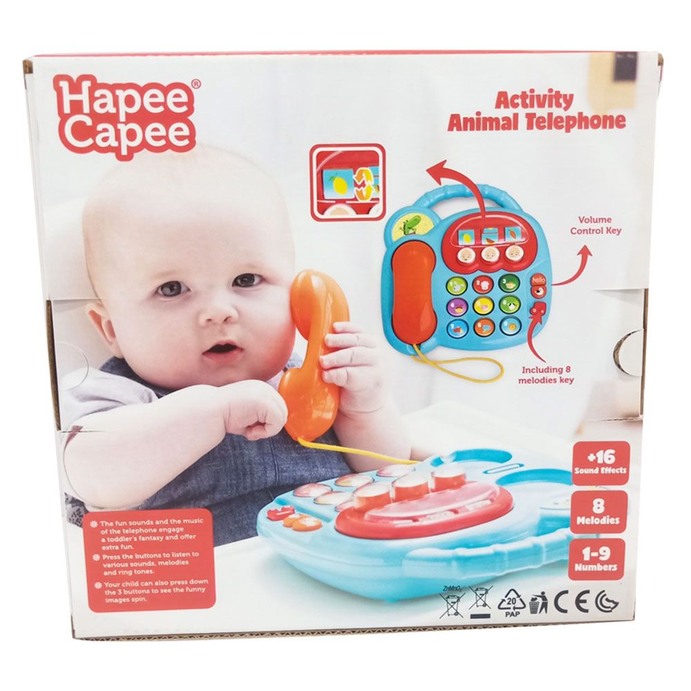 HapeeCapee - Activity Animal Telephone - 16 Sounds