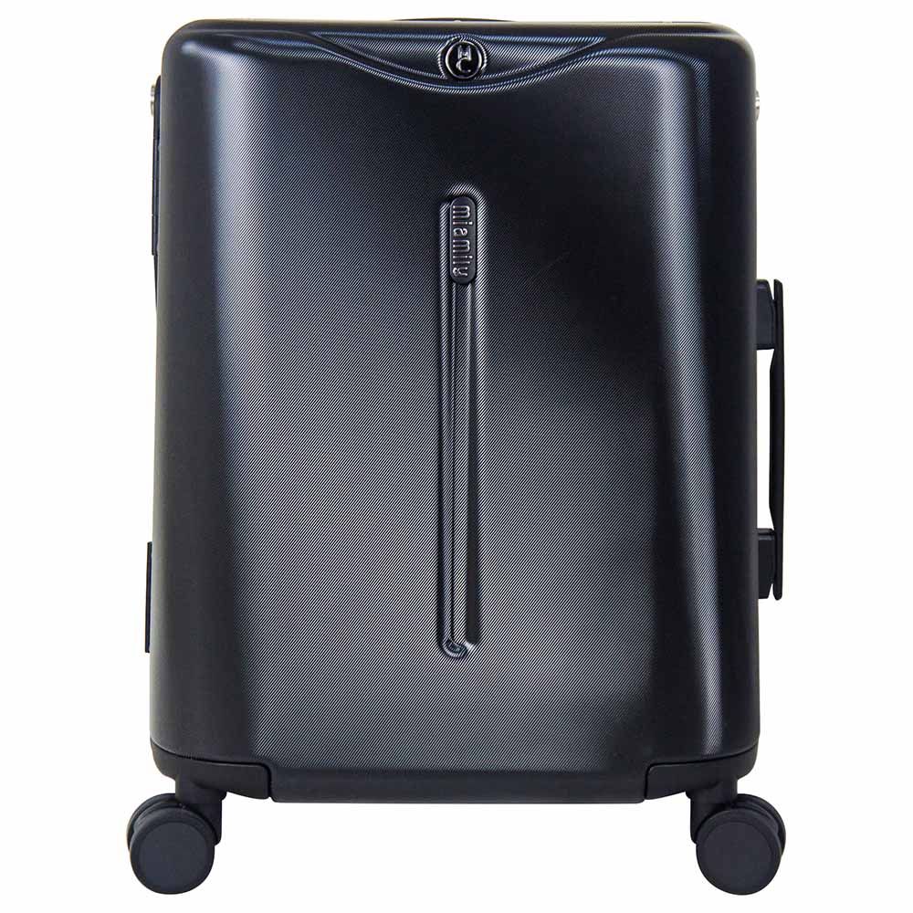 Miamily - Carry-On Luggage - Midnight Black - 18-inch