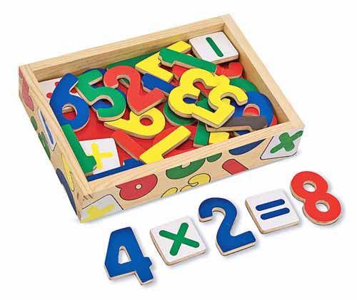 Melissa & Doug Magnetic Wooden Numbers