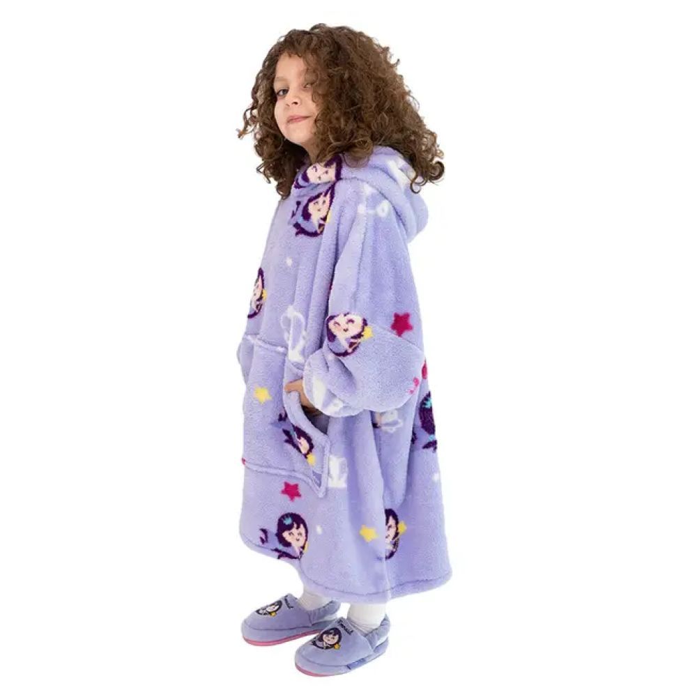 Milk&Moo - Little Mermaid Wearable Blanket Hoodie - Purple