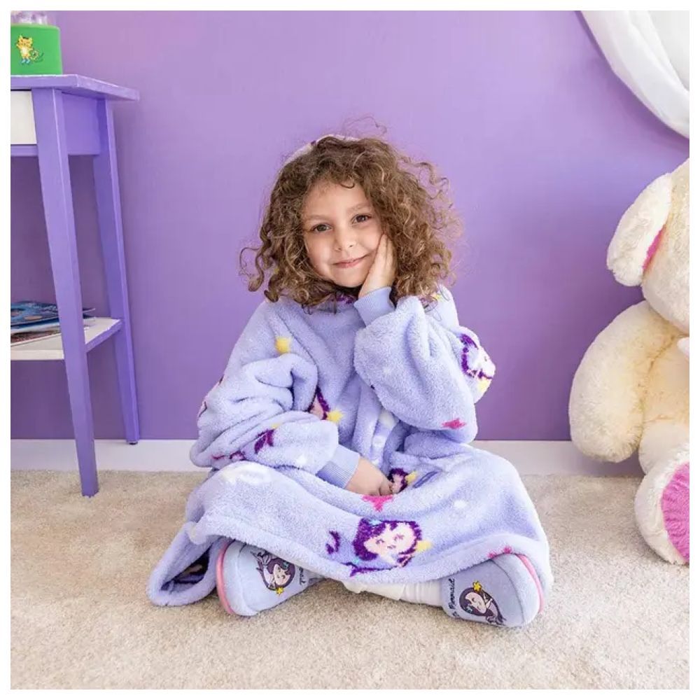 Milk&Moo - Little Mermaid Wearable Blanket Hoodie - Purple