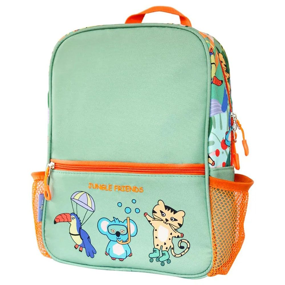 Milk&Moo - Kids School Backpack - 12.99 inch - Green