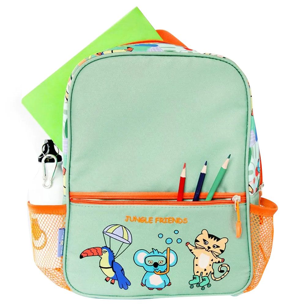 Milk&Moo - Kids School Backpack - 12.99 inch - Green