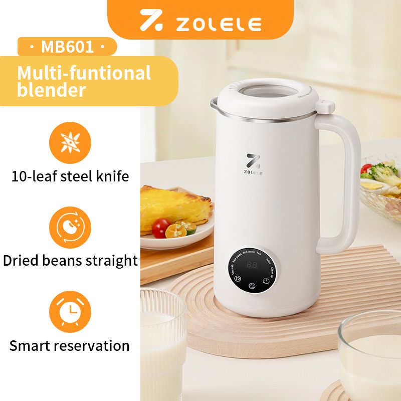 Zolele - Mb601 Multi-Functional Juice Blender & Electric Kettle - White