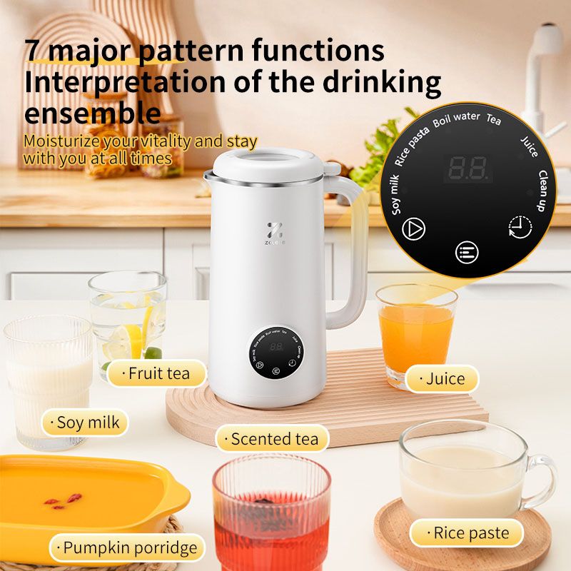 Zolele - Mb601 Multi-Functional Juice Blender & Electric Kettle - White