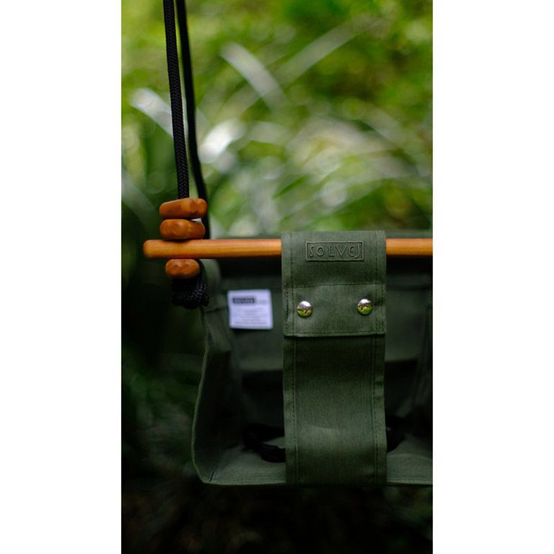 Solvej - Baby & Toddler Swing - Moss Green