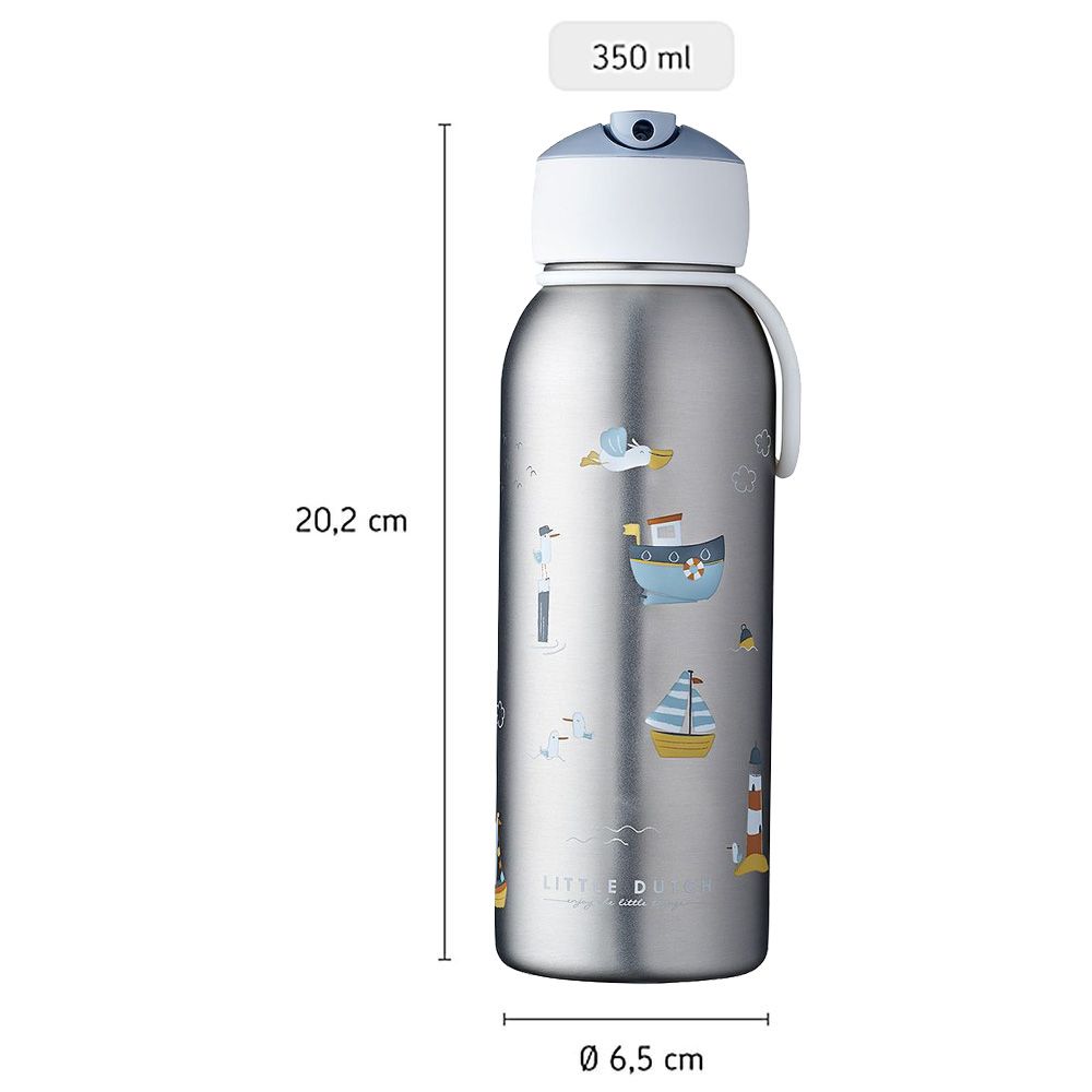 Mepal - Stainless Steel Bottle Flip-Up Campus - 350ml - Sailors Bay