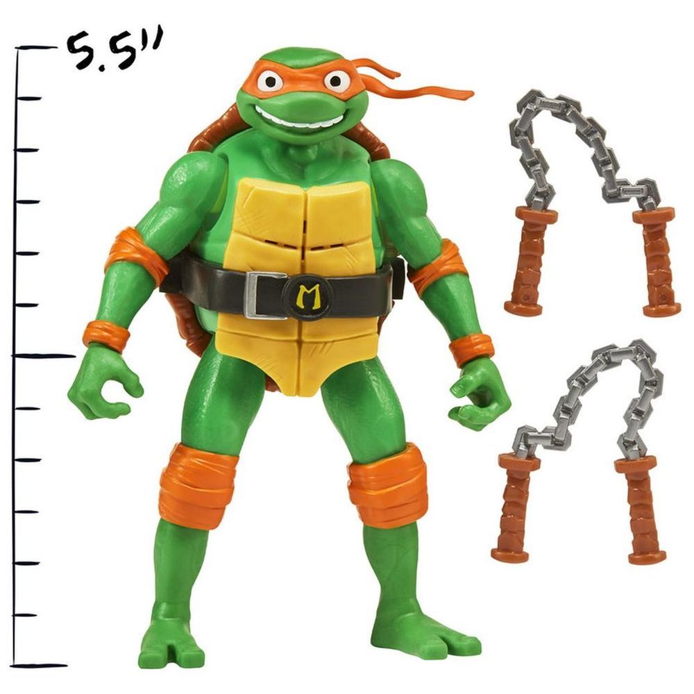 Playmates Toys - Ninja Shouts Michelangelo Figure - 5.5-Inch