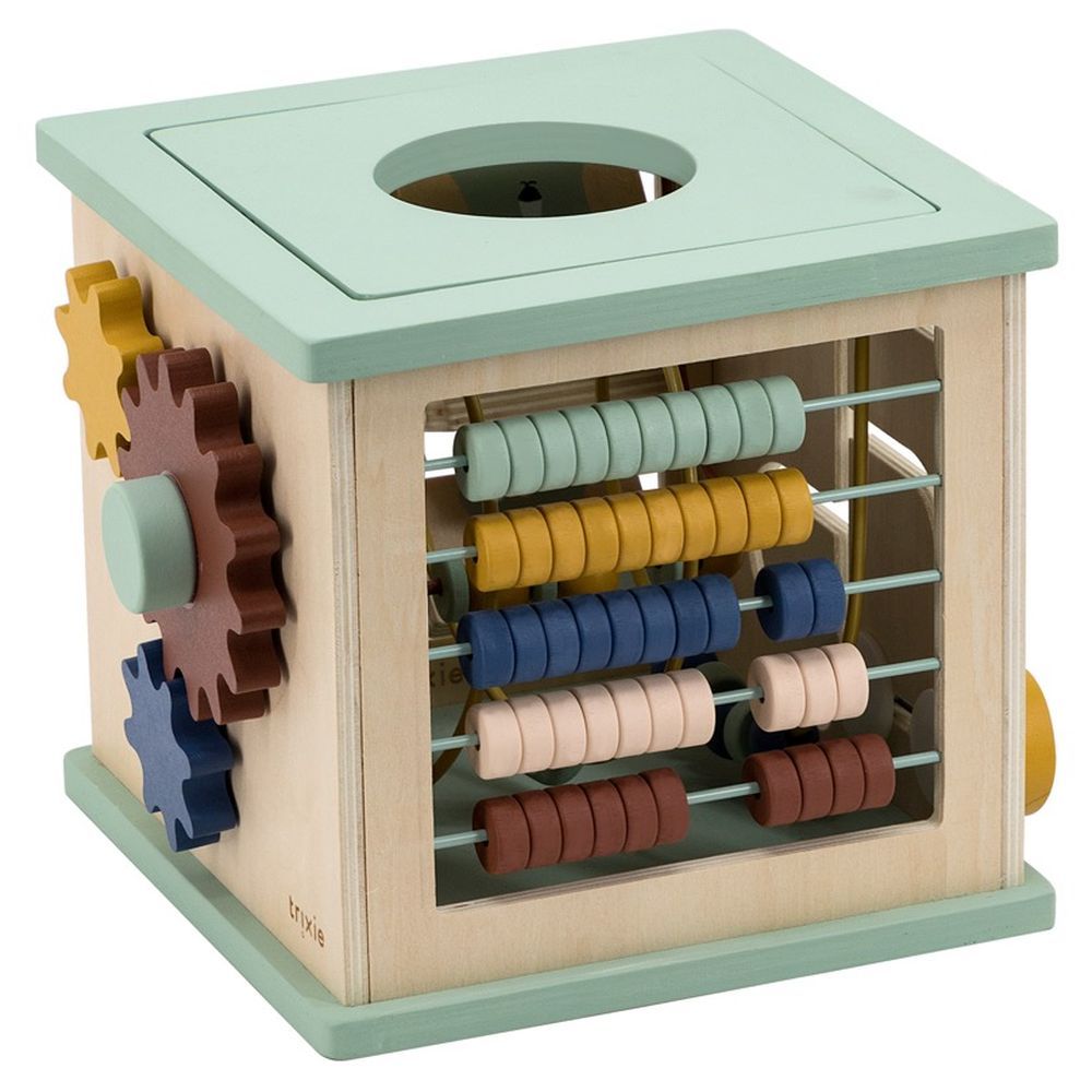 Trixie - 5-In-1 Wooden Activity Cube