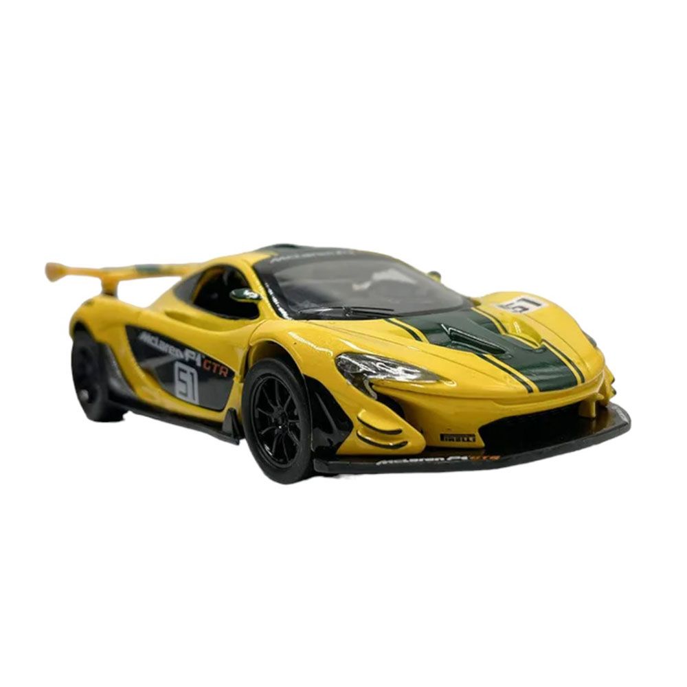 Msz - 1/32 McLaren P1 Gtr Car Die-Cast Replica - Yellow