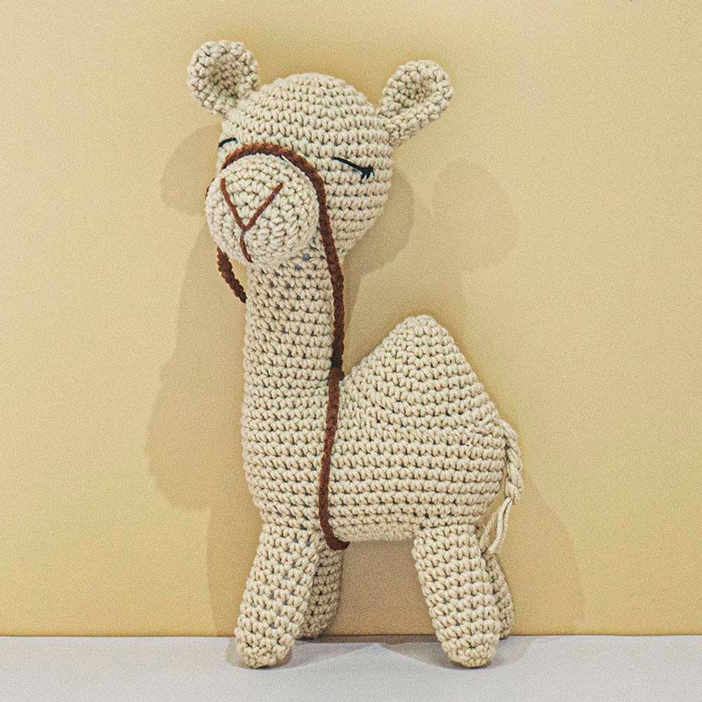 Maison Tini - Crochet Doll - Camel