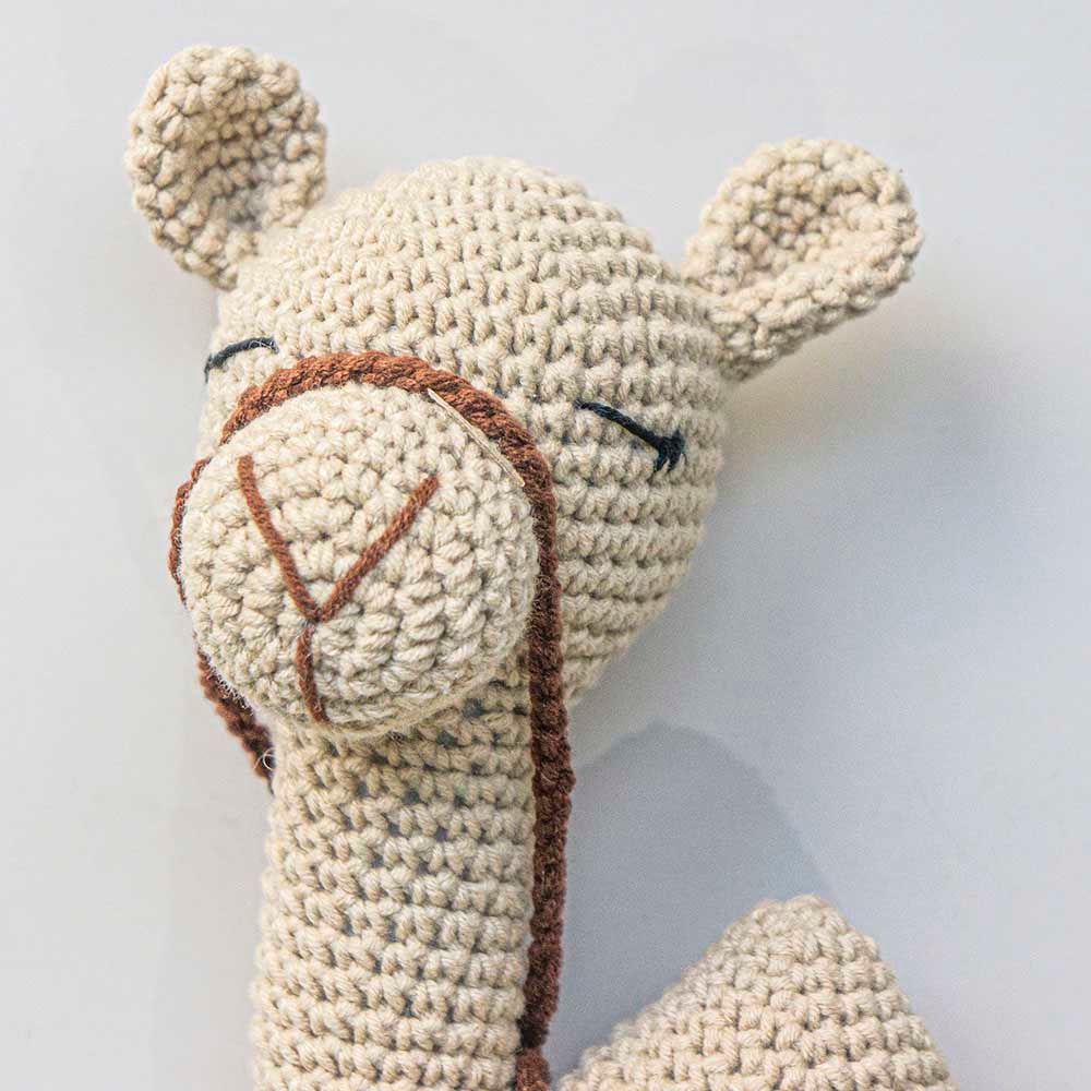 Maison Tini - Crochet Doll - Camel