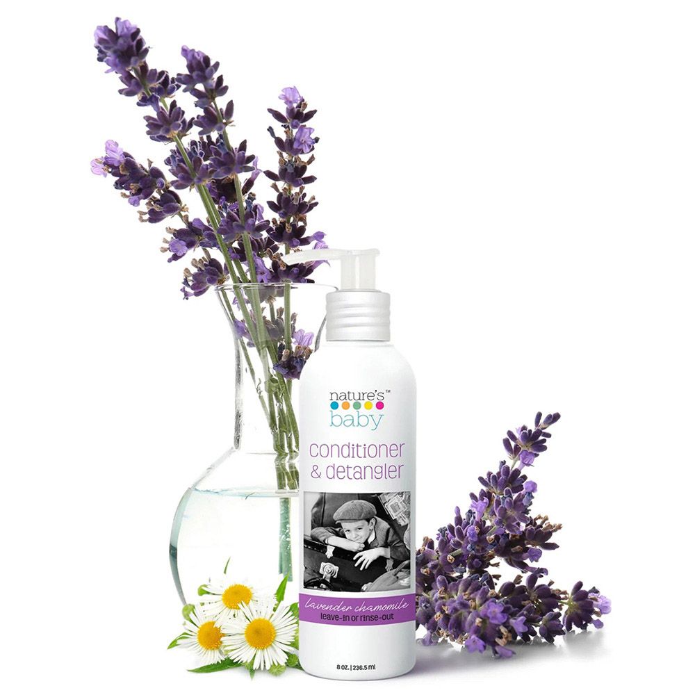 Nature's Baby Organics - Conditioner And Detangler - Lavender Chamomile - 236.5 ml