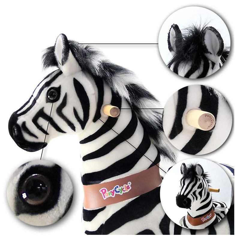 Pony Cycle - Ride-On Zebra - Medium